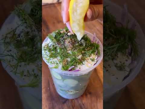 High Protein Tziki Salad
