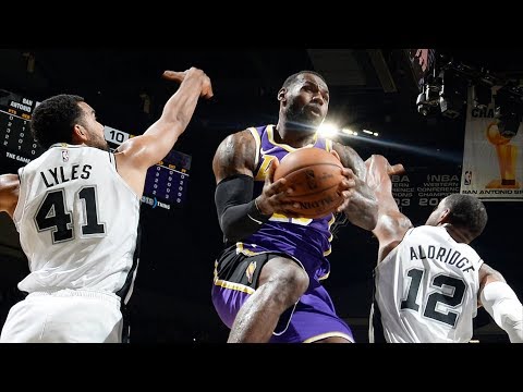 LeBron Triple Double! Dwight Howard Thriving vs Spurs! 2019-20 NBA Season