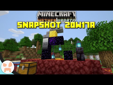 wattles - Smithing Table Upgrade, Wall Changes, + Menu Upgrade! | Minecraft 1.16 Nether Update Snapshot 20w17a