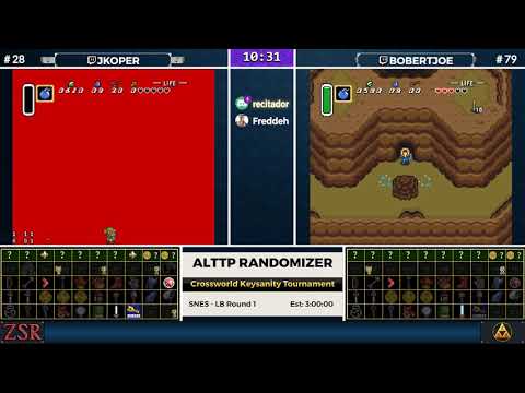ALttPR Crossworld Keysanity Tournament: LB Round 1 - jkoper vs. BobertJoe