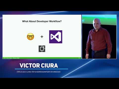 Status quo: clang-tidy & AddressSanitizer on Windows - Victor Ciura - code::dive 2019