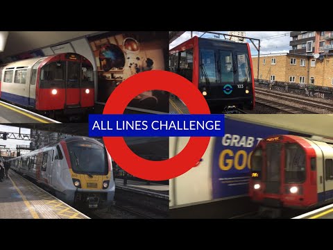 London All Lines Challenge: Every Tube, National Rail and TfL Line!