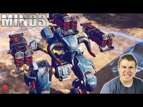 Using The MONSTER MINOS For The First Time - Stomping Through Enemy Robots & Titans | WR