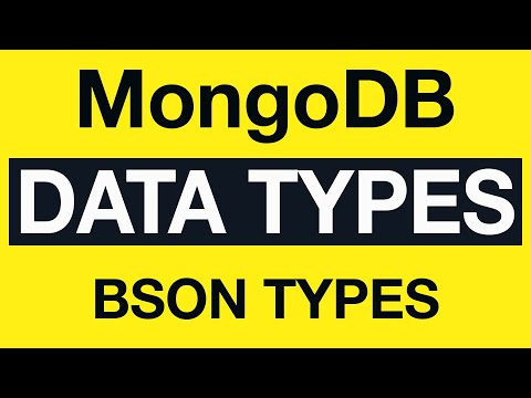 MongoDB Data Types 01 Most Common MongoDB BSON Types