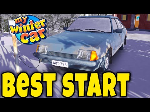 THE BEST START WITH A NEW SAVE GAME (FIRST STEPS) - My Winter Car Story #1