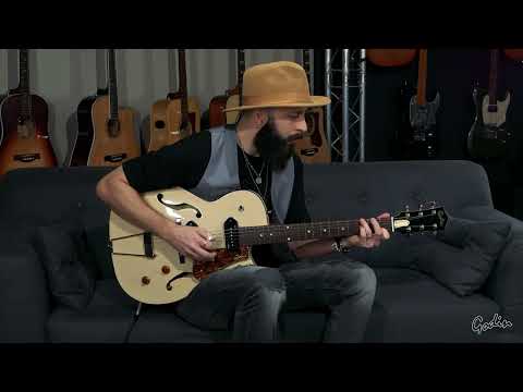 Godin 5th Avenue Kingpin 2010s - Cognac Burst image 13