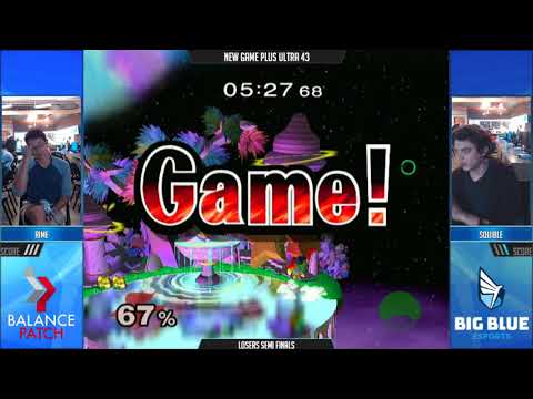 NGPU 43 SSBM - rime (Peach) vs. squible (Fox) - Melee LSF