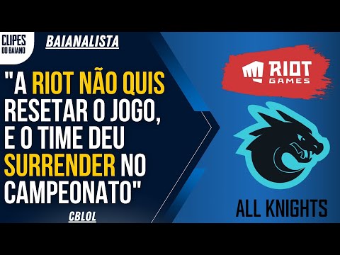 TRETA ENTRE E RIOT E TIME DO LATAN - BAIANALISTA