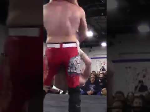 Vulgar Display of Power: Davey Vega double powerbomb on Gary Jay #shorts