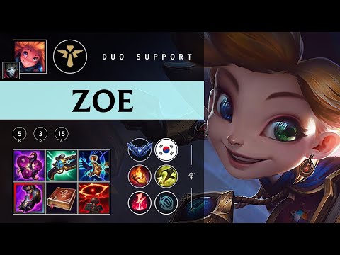 Zoe Support vs Pantheon - KR Diamond Patch 25.24
