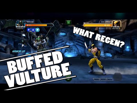 BUFFED VULTURE vs ROL Wolverine! | Vulture moving up in the Contest! | Marvel Contest of Champions