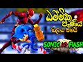 මෙන්න ආතල් SONIC Vs FLASH Sinhala Dubbed Cartoon Sinhala Fun SL Toing Studio