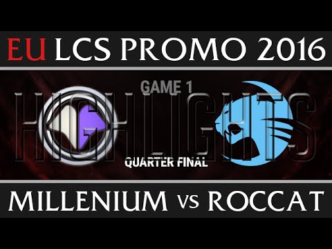 Roccat vs Millenium Highlights All Games, EU LCS Spring Promotion Round 1, ROC vs MIL G1
