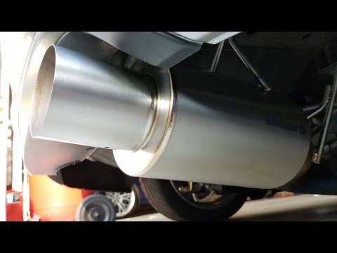 Honda S2000 Vibrant titanium muffler