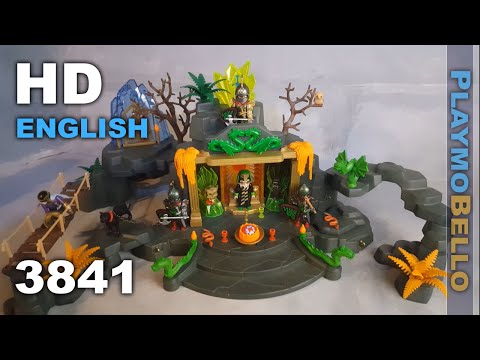 (1995) Playmobil 3841 Green Dragon Temple with Knights (Playmobil set REVIEW)