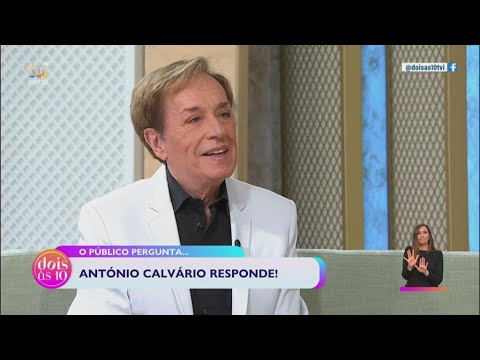 António Calvário confrontado com perguntas de fãs: «Alguma vez teve uma namorada?» | Dois às 10