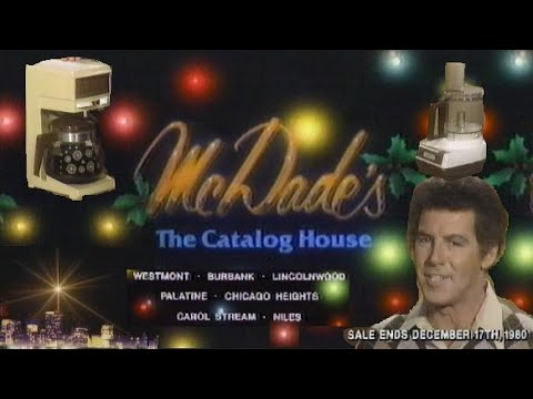 McDade's - The Catalog House - "Coffee & Cuisinart for Christmas" (Commercial, 1980) 🎄 🎁