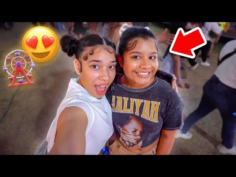 I TOOK MY SISTER TO THE FAIR | SHE MET HER CRUSH! 😍