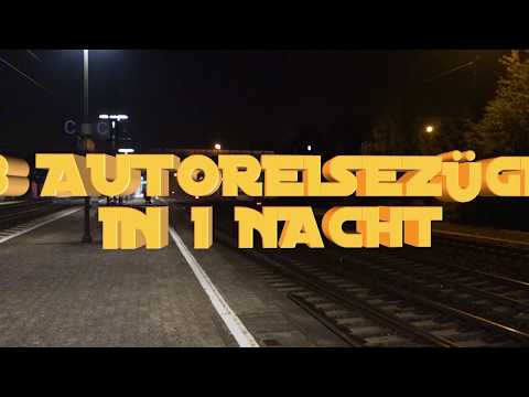 Fast wie früher: 3 Autoreisezüge in 1 Nacht am Rhein, Mainz-Bischofsheim, So, 24. Sept. 2017