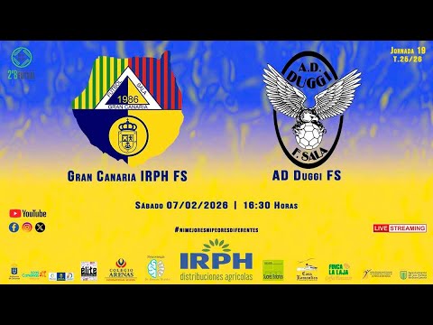 2ª DIV. B FUTSAL 25/26 | Jor. 20 Gran Canaria IRPH FS vs AD Duggi FS