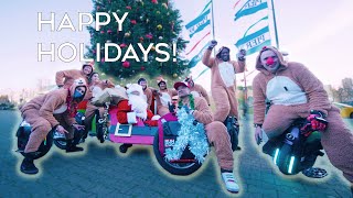 Electric Wheel Reindeer Pull Santa | Merry Christmas and Happy Holidays!