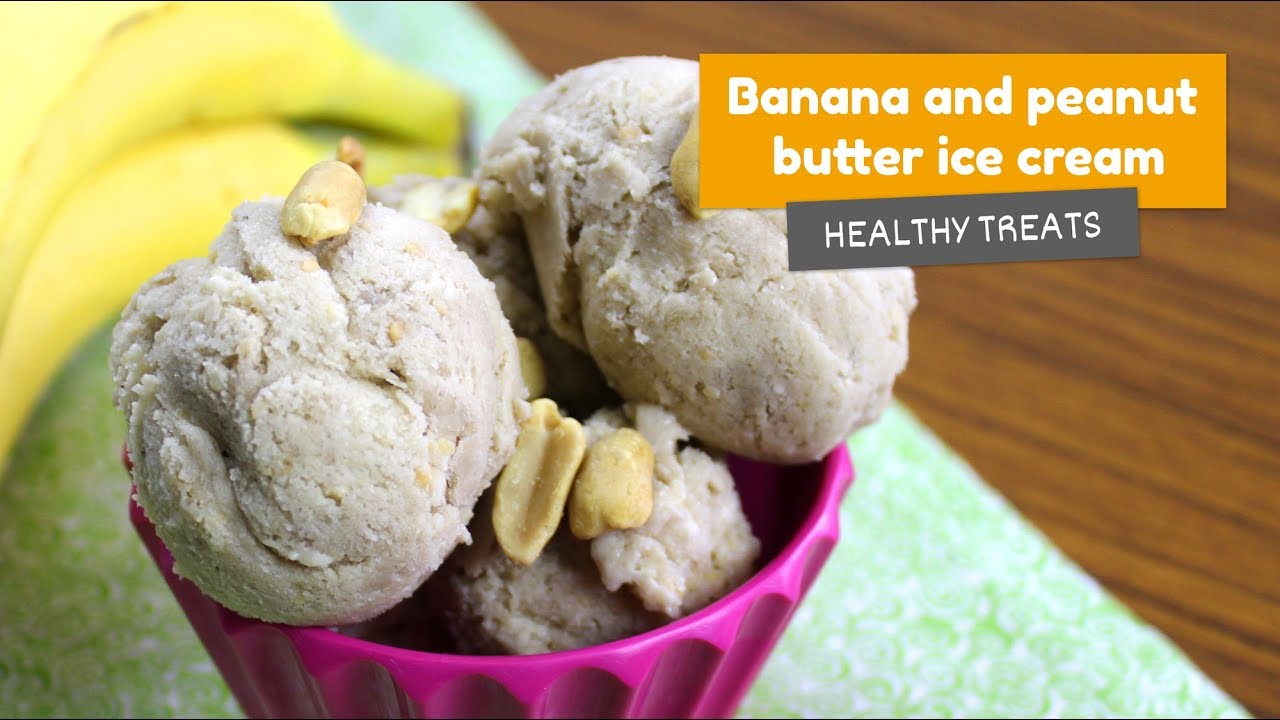 Banana and peanut butter ice cream • Healthy treats 5 I am Kika