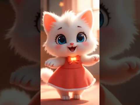 Cute Baby Kitten Dancing to Monica (From ‘Coolie’) | Adorable Tamil Song Dance 🐾🎶