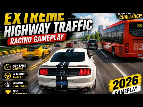 Extreme Highway Traffic Racing Gameplay | High Speed Car Driving Challenge 2026 🚗🔥#car #resinggame 