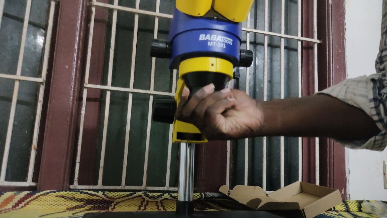 BABA MT 101 MICROSCOPE  INSTALLING VIDEO