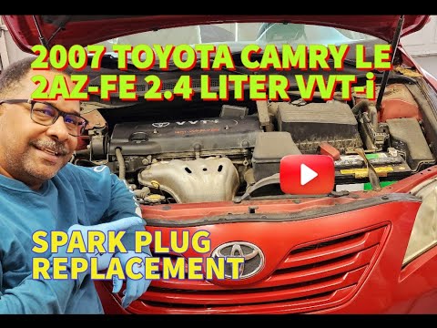 2007 Toyota Camry LE 2AZ-FE 2.4.3 LITER VVT-i, BAD Spark Plugs