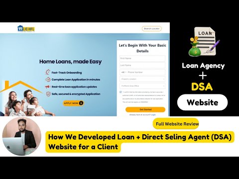 Loan Agency / DSA Website — website by 24siteshop