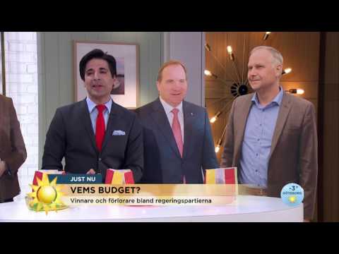 Marcus Oscarsson: betygsätter vårbudgeten med godis - Nyhetsmorgon (TV4)