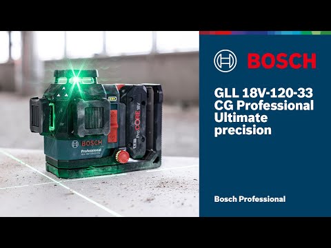 The new GLL 18V-120-33 CG Professional 360° laser