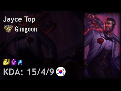 Jayce Top vs Lucian - Gimgoon - KR Challenger Patch 7.13