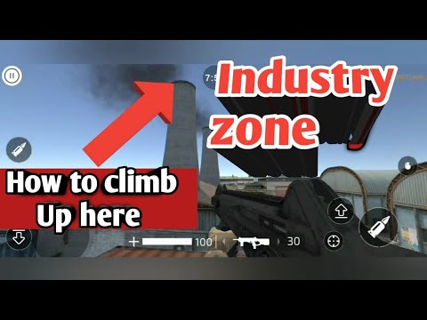 How to climb on top of the roof in Local Warfare Re: portable in Industry zone#localwarfarere #games