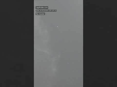 UAP/UFO — 173 satellites and 7 aircraft checked, no match · October 2026 #Shorts