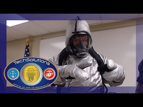 Steam-hot oil protection suit