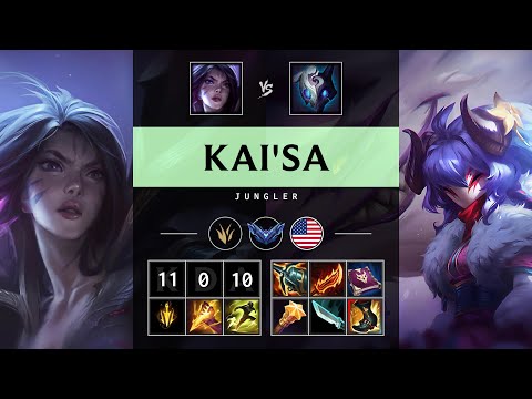 Kai'Sa Jungle vs Kindred - NA Diamond Patch 25.14