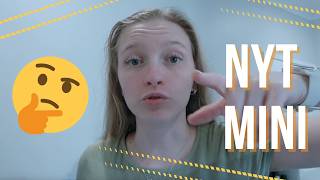 BACKWARDS NO CUTS SPECTACULAR | NYT Mini Crossword #nytmini