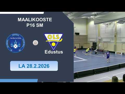 P16 SM maalikooste Nibacos vs OLS Edustus 28.2.2026
