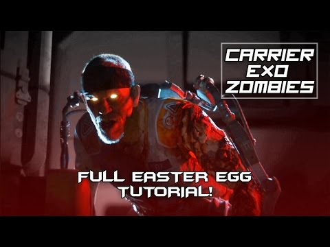 AW Carrier Exo Zombies Full Easter Egg Tutorial! With End Cut Scene!