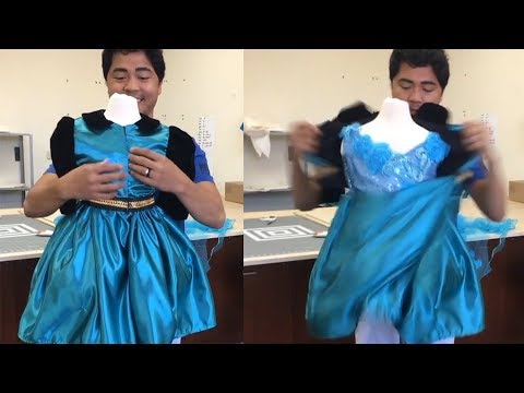 Dad Makes The Most Amazing Transforming Dresses