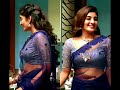 Tamil Serial Actress Nimeshika Unseen Saree Navel