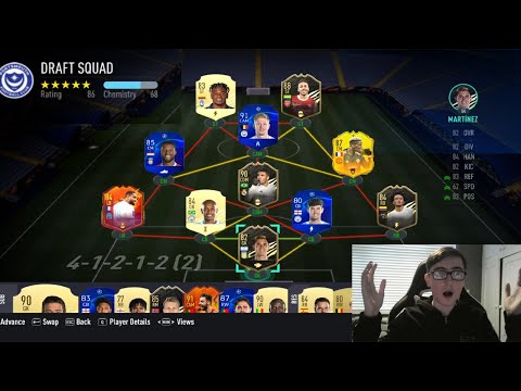 WORLDS FIRST 190 RATED FUT DRAFT CHALLENGE (FIFA 21)