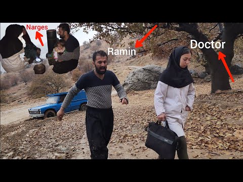 Ramin's bringing a doctor for the pregnant Narges and the heavy rain that bothered them.
