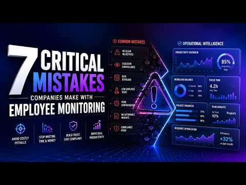 7 Employee Monitoring Mistakes That Kill Productivity in 2026