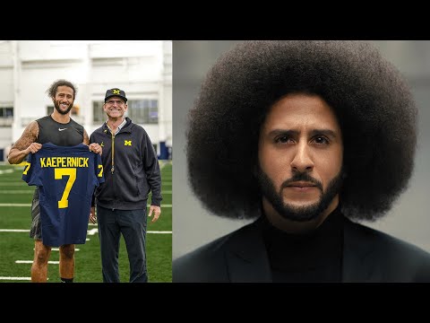 Colin Kaepernick Throws During Michigan Spring Game