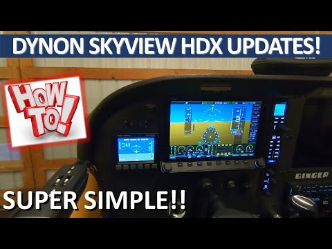 Dynon Skyview HDX | Install Monthly Aviation & Obstacles Database Updates