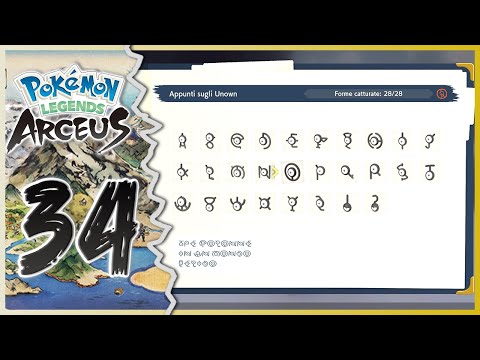 DOVE TROVARE TUTTI GLI UNOWN! Parte 34 - Leggende Pokemon Arceus ITA