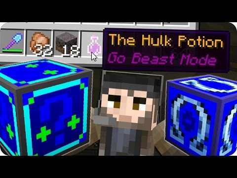 Gona89 - ¡THE HULK POTION! LUCKY BLOCKS | Minecraft Con Sara, Luh Y Exo